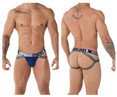 Xtremen 91084 Mikrofaser Pride Jockstrap Farbe Blau